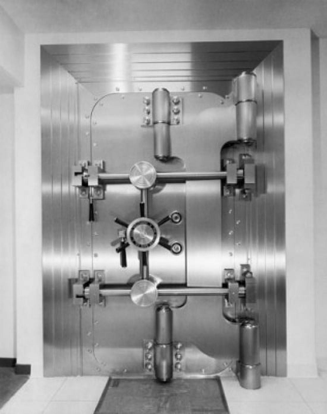 Close-up of a locked safe Canvas Art - (18 x 24)