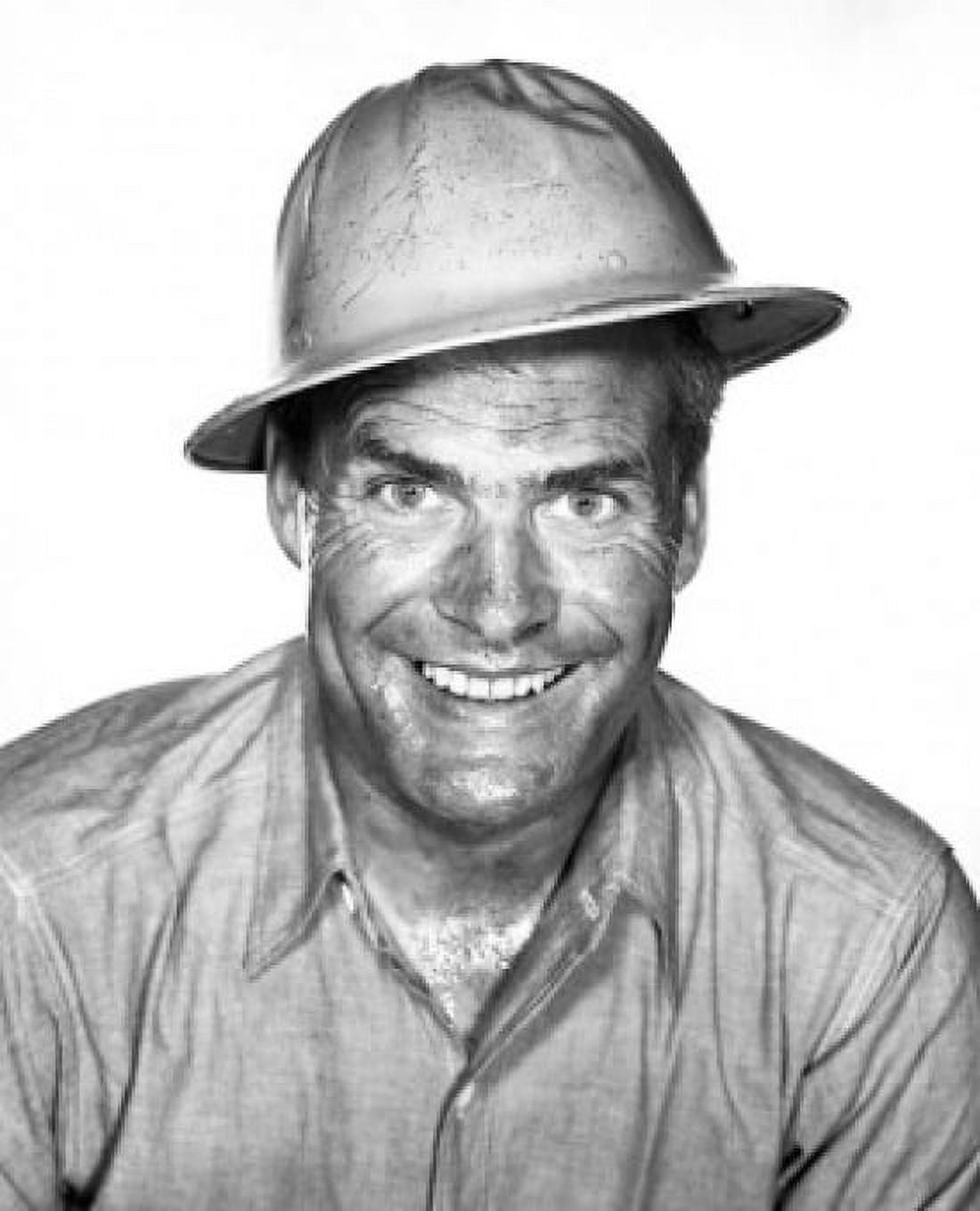 Close-up of a male construction worker smiling Canvas Art - (18 x 24)