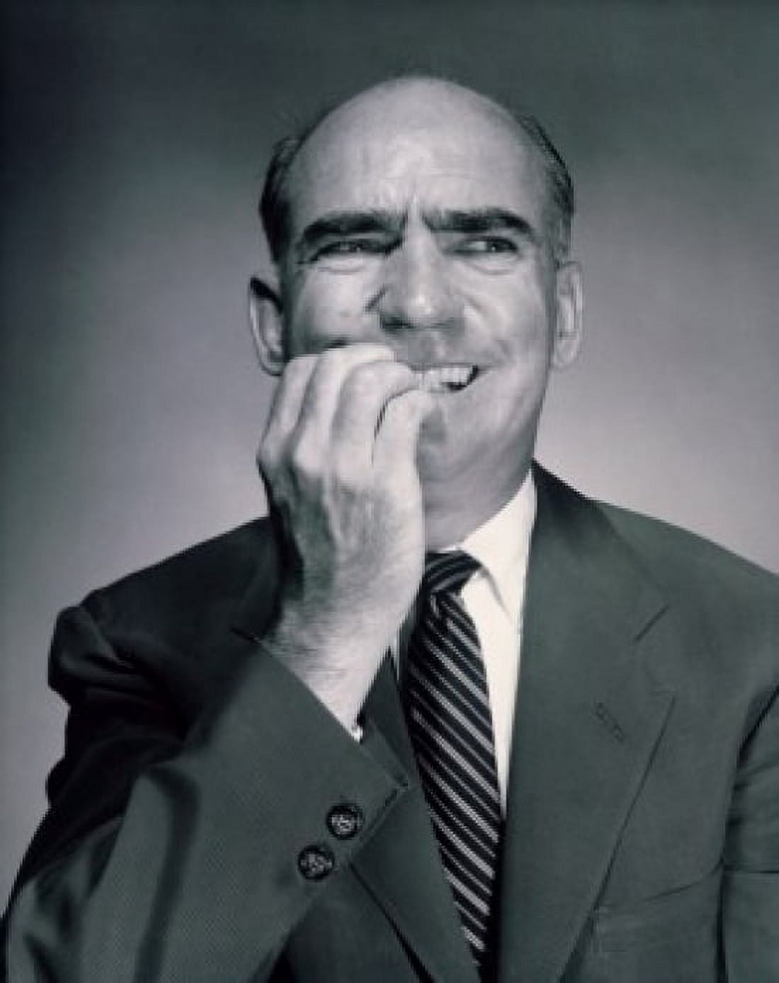 Close-up of a mature man biting his nails Canvas Art - (24 x 36)