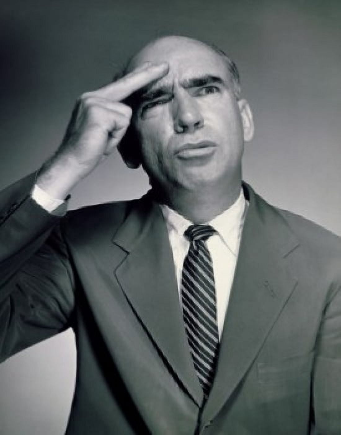 Close-up of a mature man touching his forehead Canvas Art - (18 x 24)
