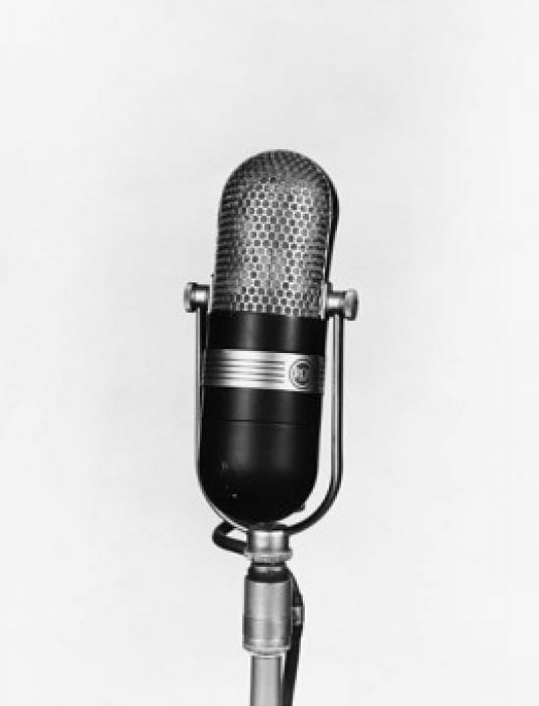 Close-up of a microphone Canvas Art - (18 x 24)