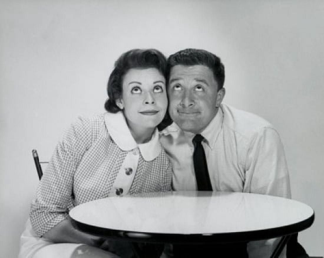 Close-up of a mid adult couple looking up Canvas Art - (18 x 24)
