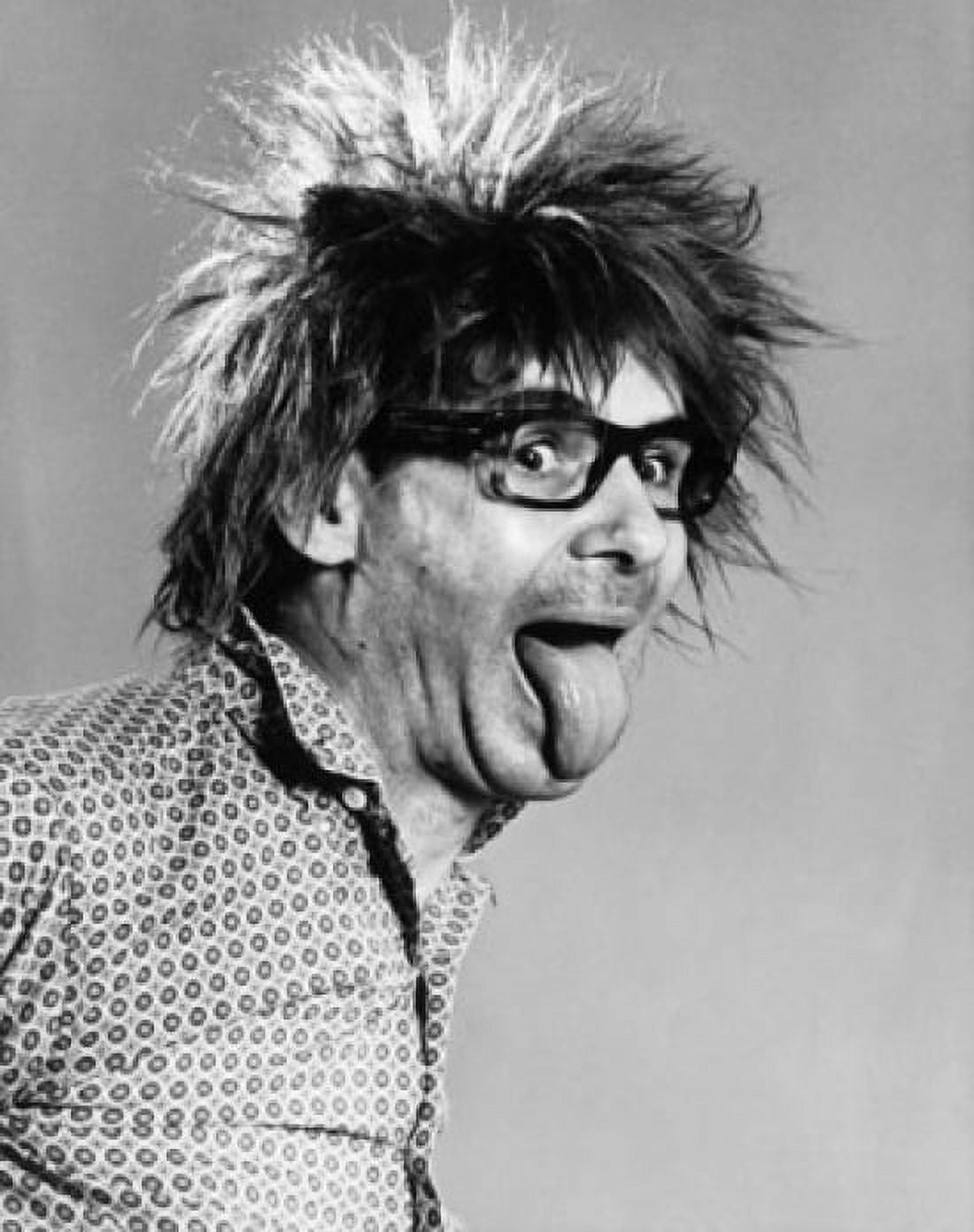 Close-up of a mid adult man sticking his tongue out Canvas Art - (18 x 24)