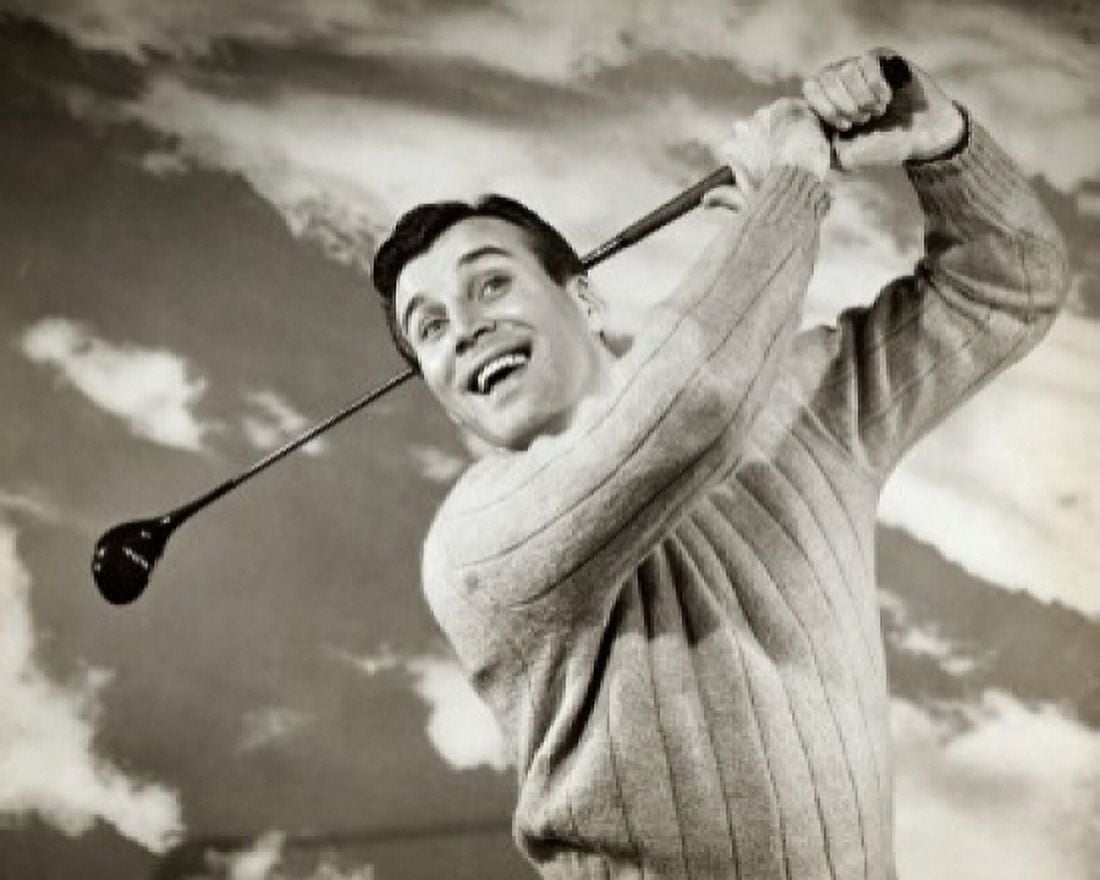 Close-up of a mid adult man swinging a golf club Canvas Art -  (24 x 36)