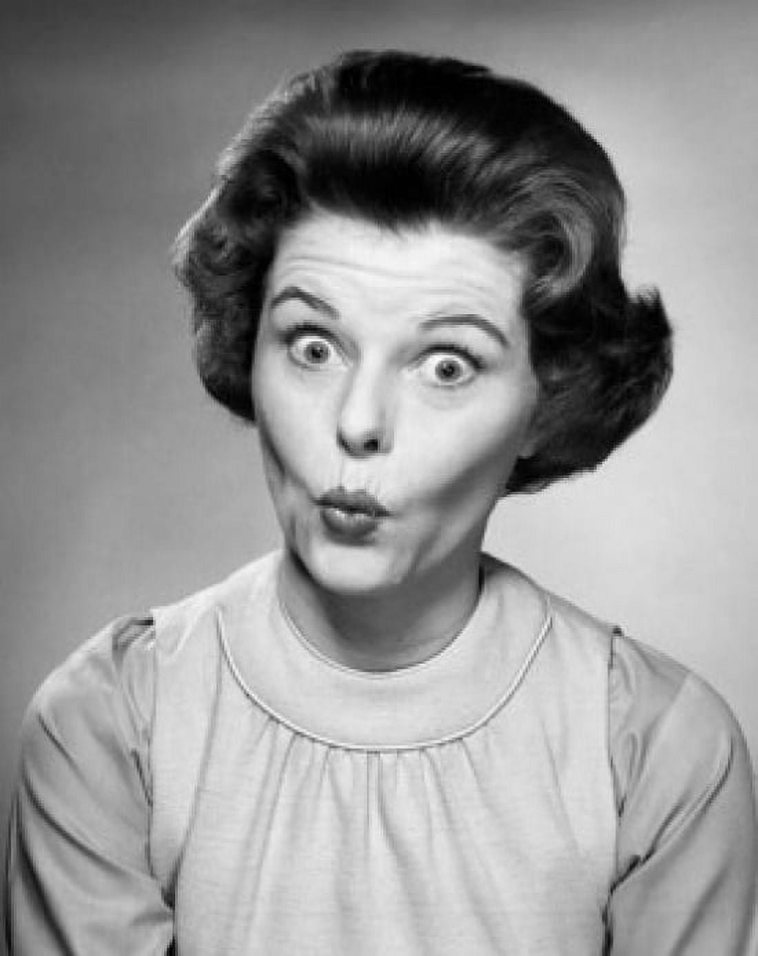 Close-up of a mid adult woman puckering Canvas Art - (24 x 36)