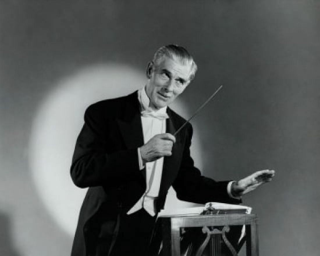 Close-up of a music conductor holding a conductors baton Canvas Art - (18 x 24)