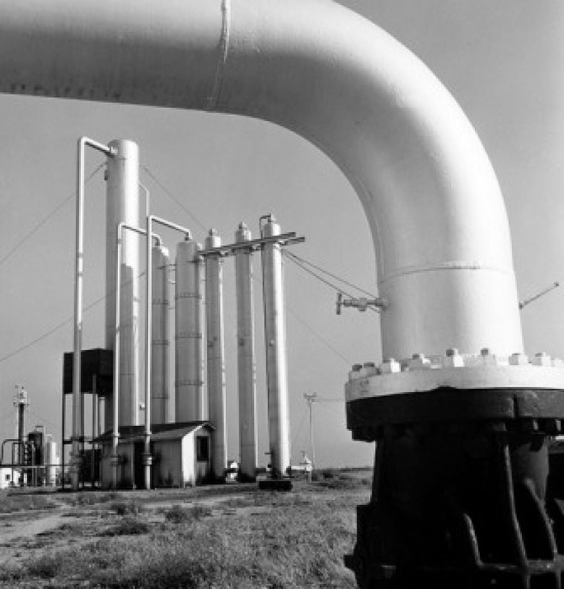 Close-up of a natural gas pipelines in a refinery Hugoton Kansas USA Canvas Art - (18 x 24)