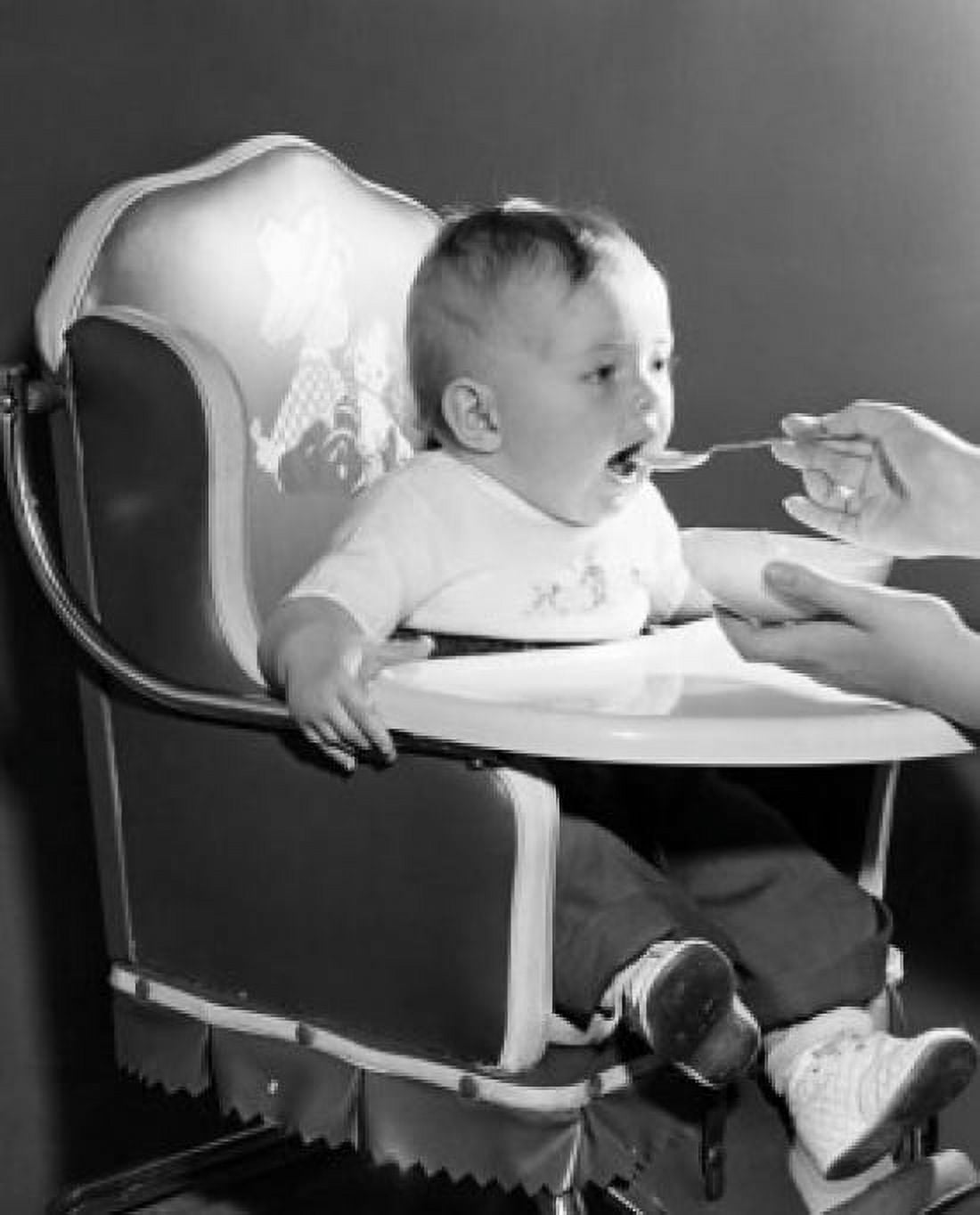 Close-up of a persons hand feeding a baby Canvas Art - (18 x 24)
