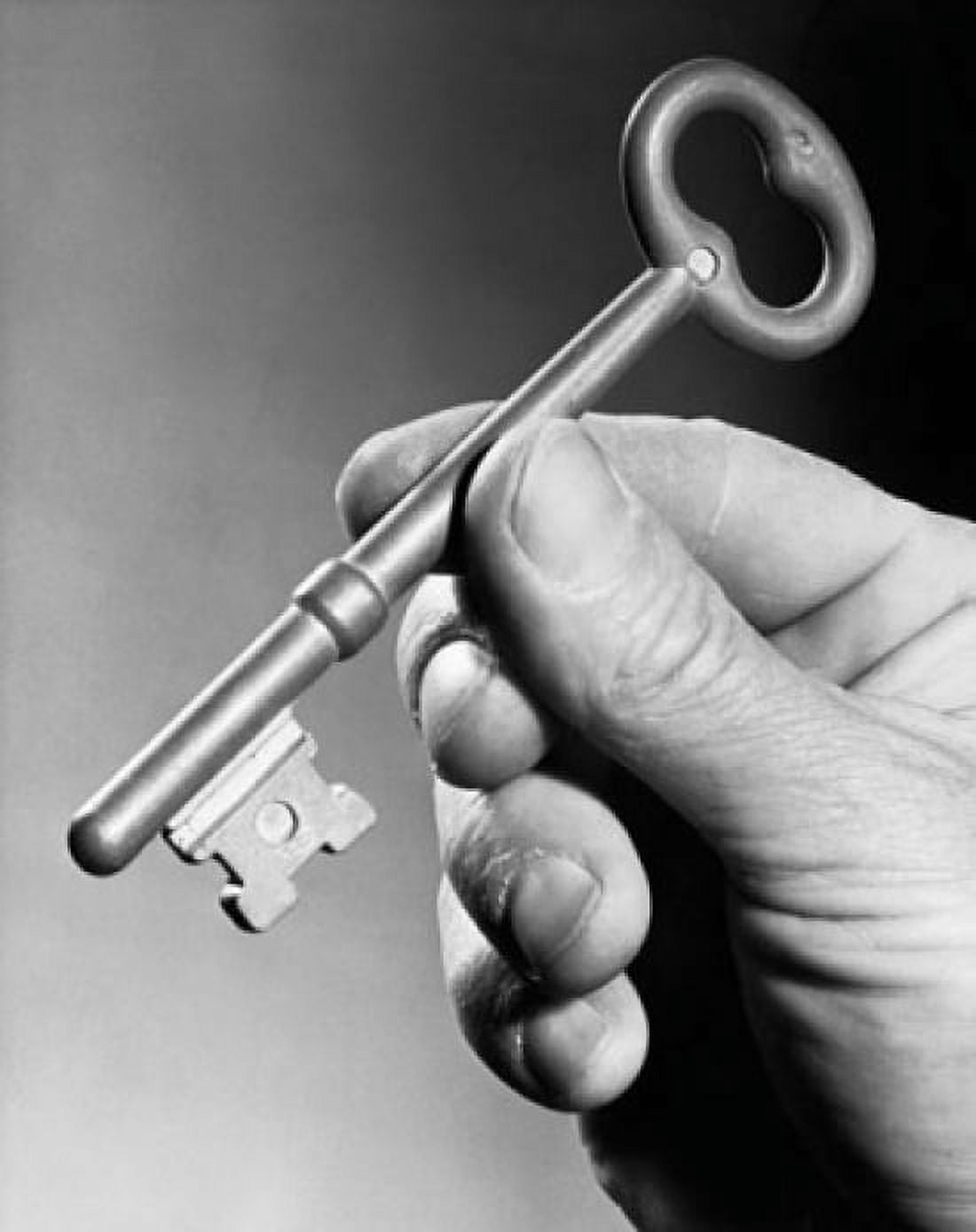 Close-up of a persons hand holding a key Canvas Art - (18 x 24)