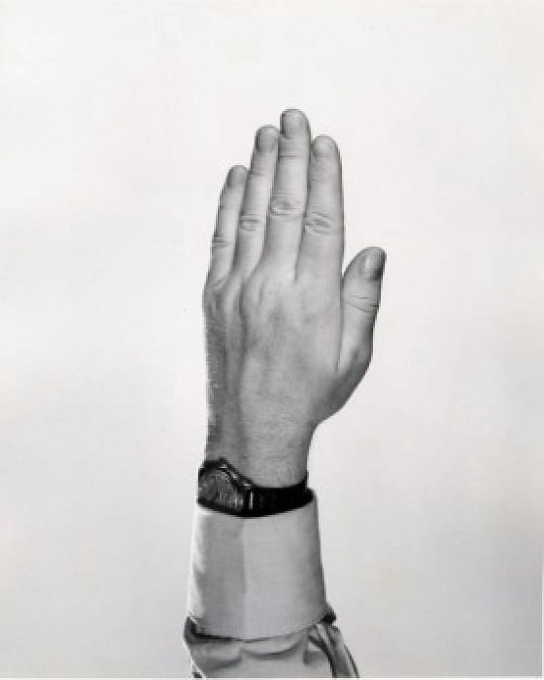 Close-up of a persons hand wearing a wristwatch Canvas Art - (18 x 24)
