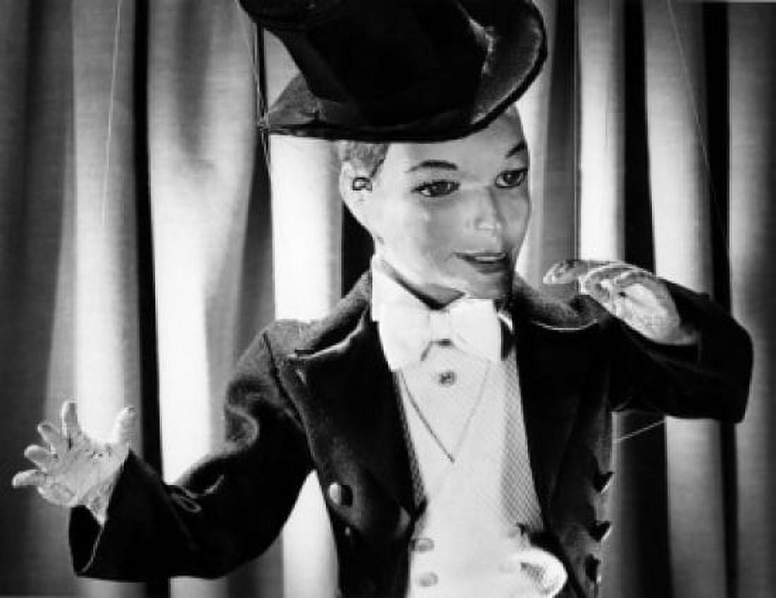 Close-up of a puppet wearing a top hat Canvas Art - (18 x 24)