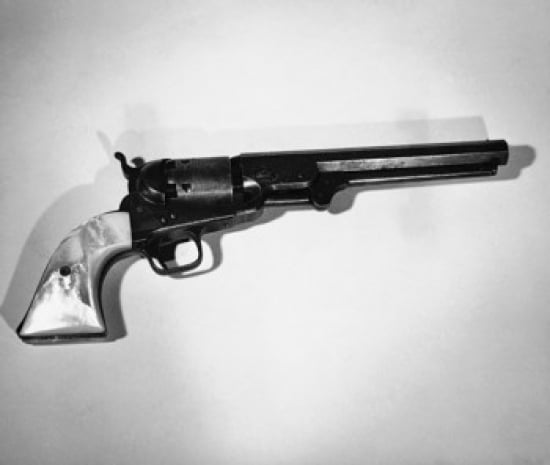 Close-up of a revolver Canvas Art - (24 x 36)
