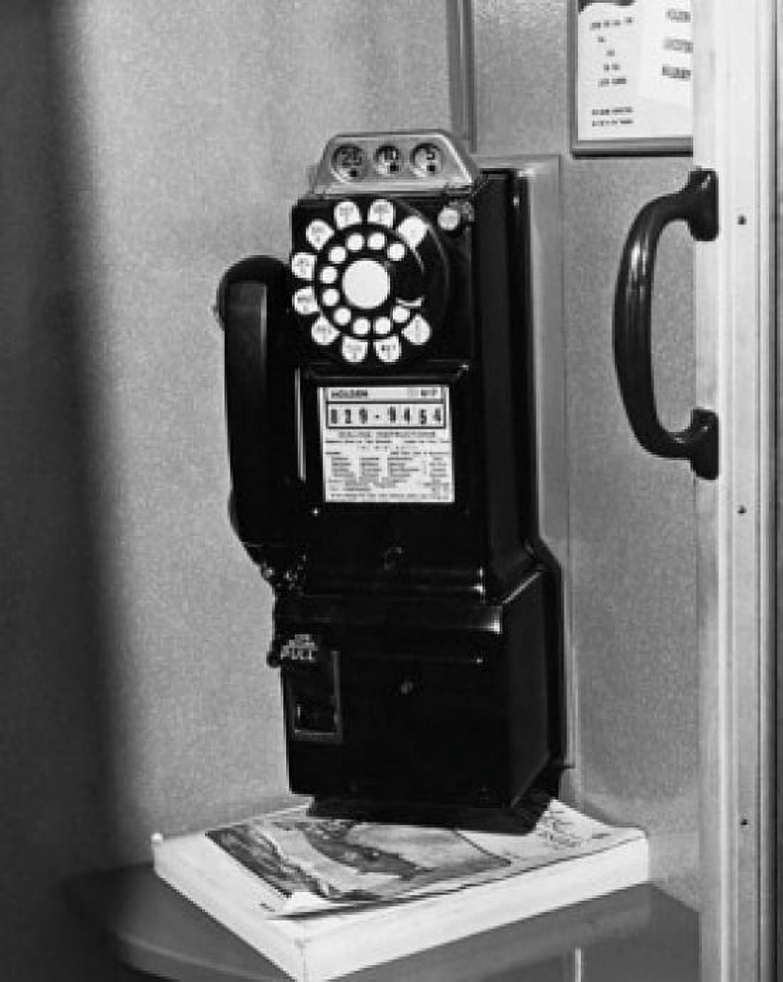 Close-up of a rotary pay phone Canvas Art - (18 x 24)