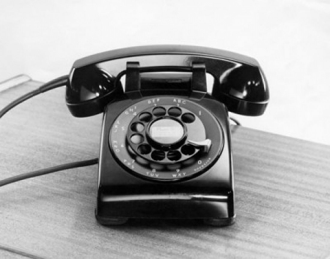 Close-up of a rotary phone Canvas Art - (18 x 24)