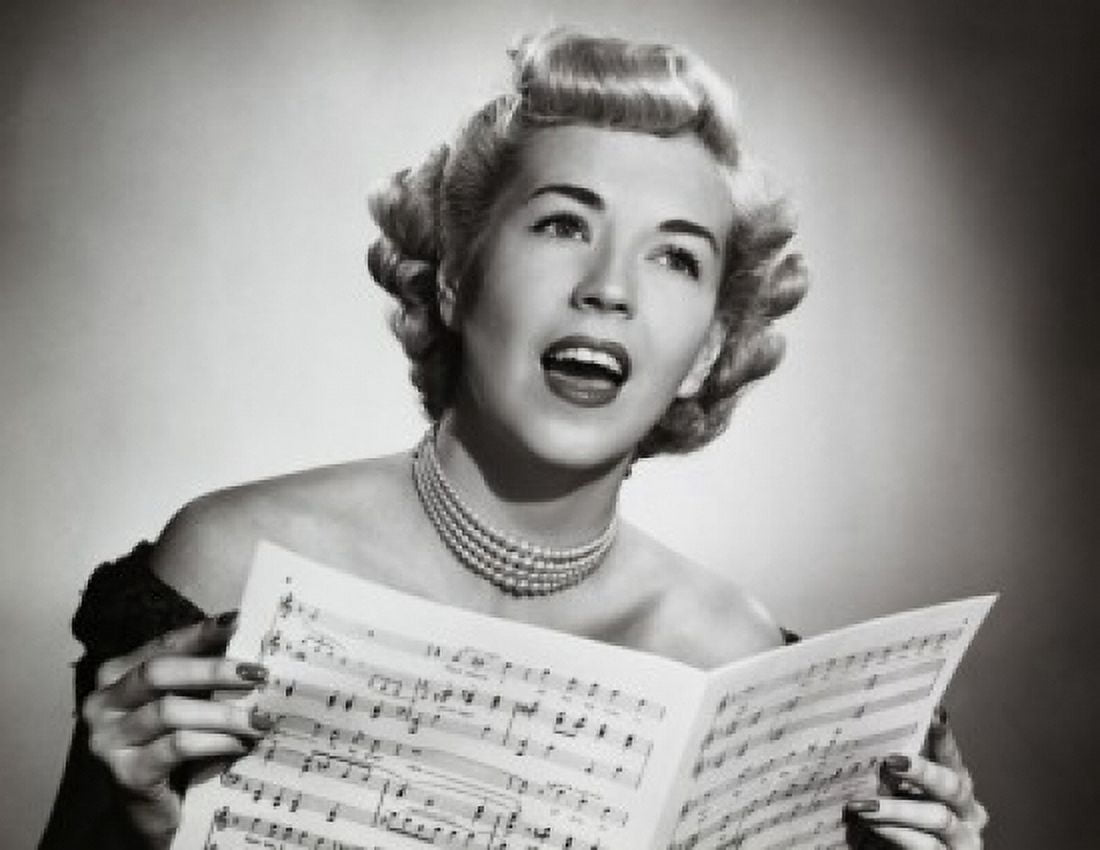 Close-up of a singer singing Canvas Art - (24 x 36)