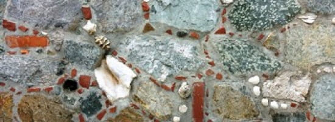 Close-up of a stone wall St John US Virgin Islands Canvas Art - Panoramic Images (36 x 13)