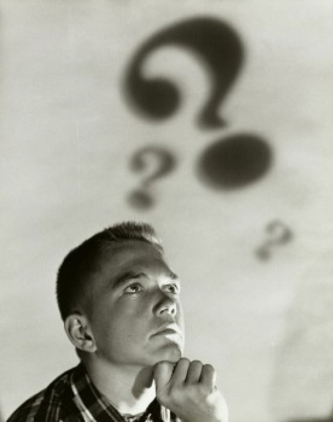 Close-up of a teenage boy thinking Canvas Art -  (18 x 24)