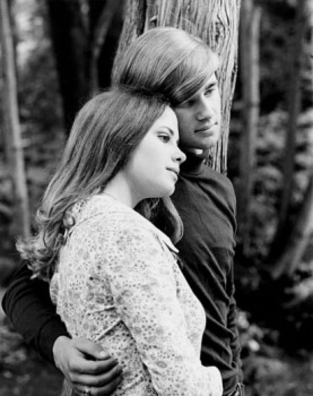 Close-up of a teenage couple standing together Canvas Art - (18 x 24)