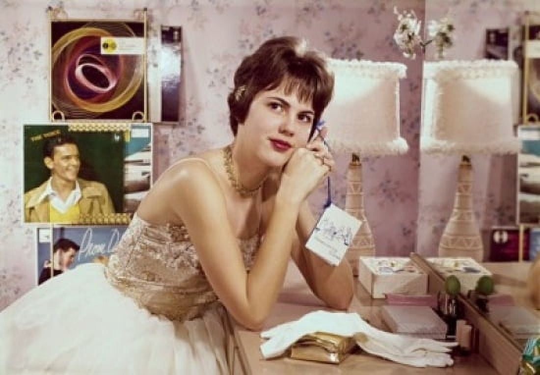 Close-up of a teenage girl getting dressed Canvas Art - (24 x 36)