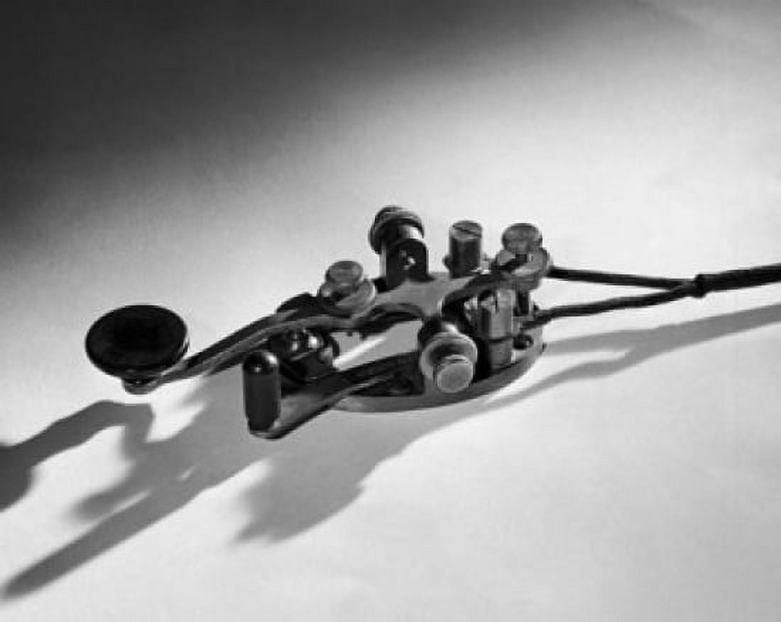 Close-up of a telegraph key Canvas Art - (18 x 24)