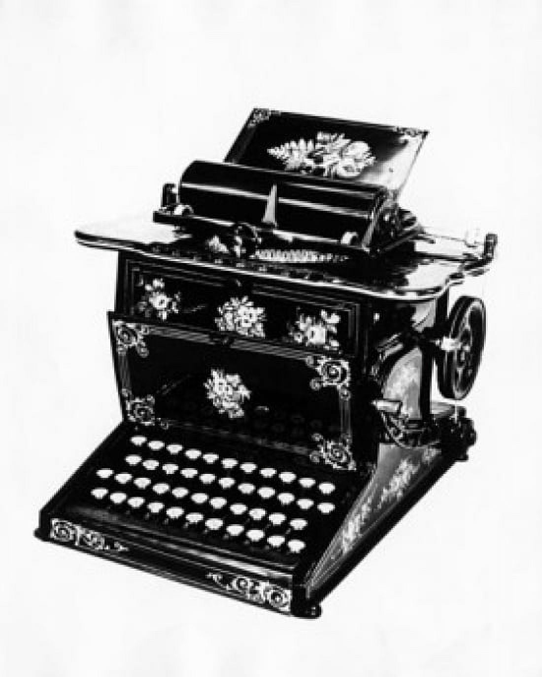 Close-up of a typewriter Canvas Art - (24 x 36)