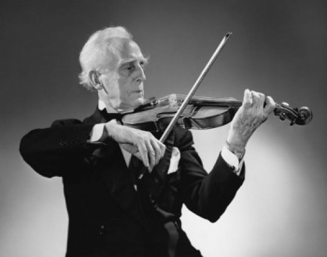 Close-up of a violinist playing a violin Canvas Art - (18 x 24)