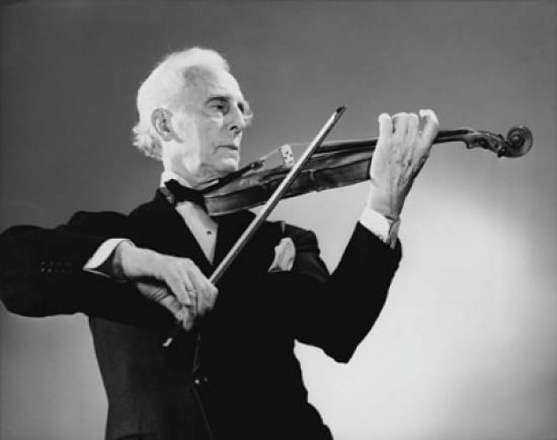 Close-up of a violinist playing a violin Canvas Art - (24 x 36)