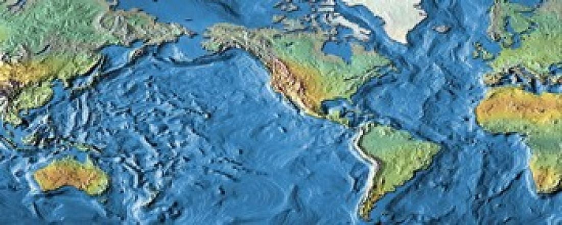 Close-up of a world map Canvas Art - Panoramic Images (15 x 6)