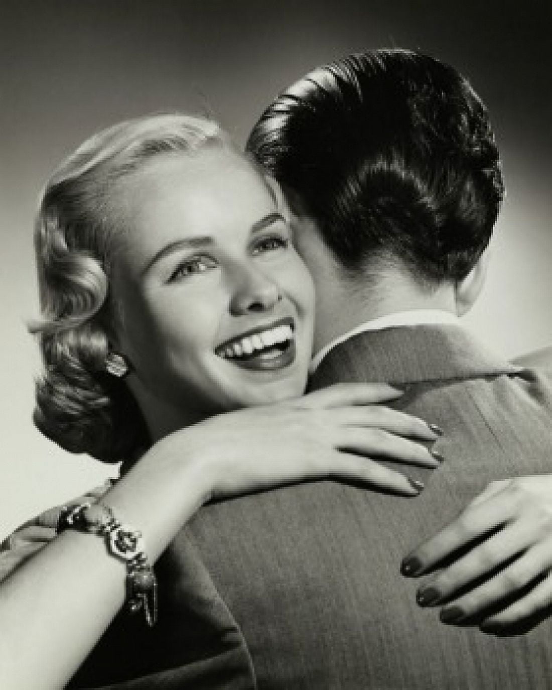 Close-up of a young couple embracing Canvas Art -  (18 x 24)