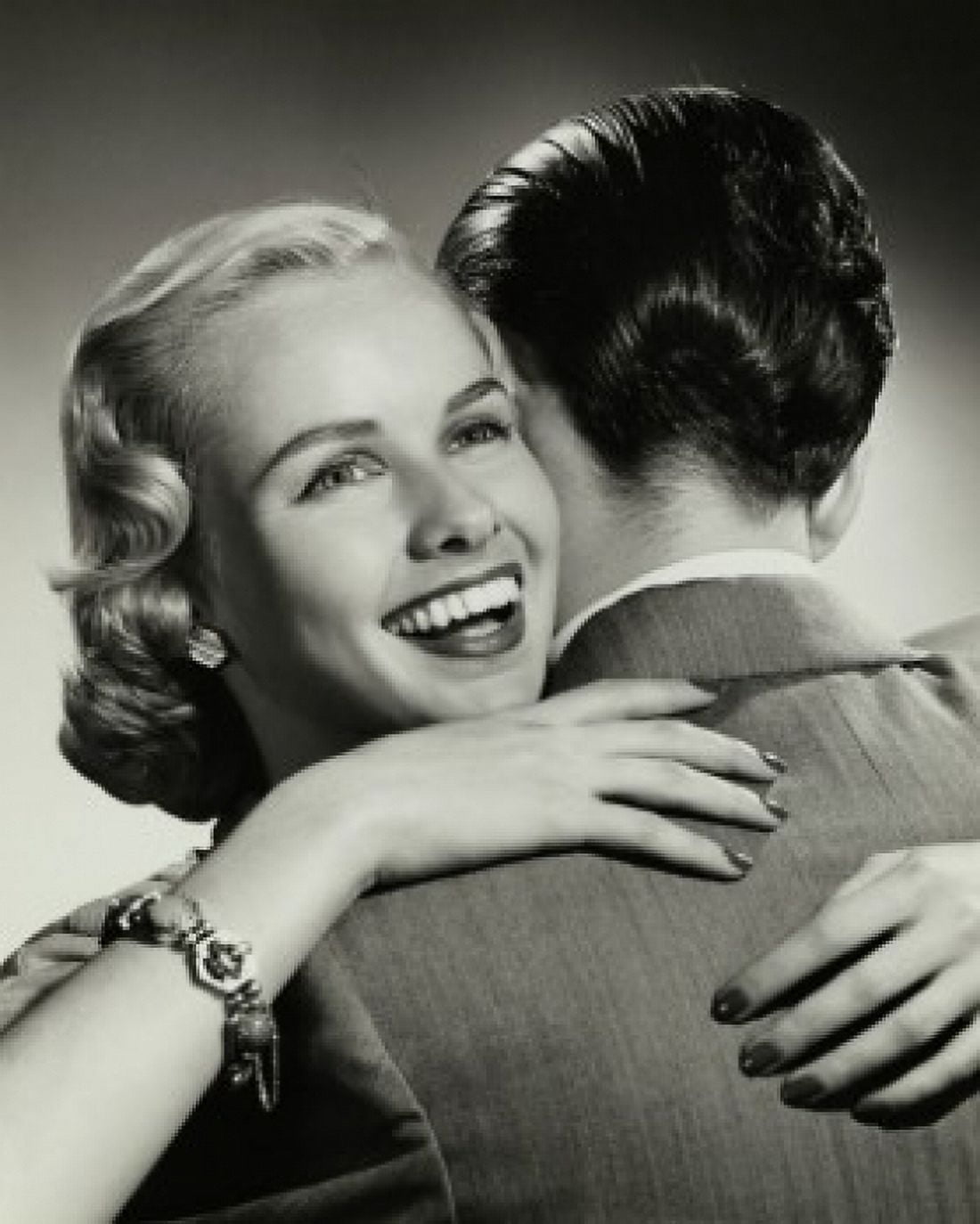 Close-up of a young couple embracing Canvas Art - (24 x 36)