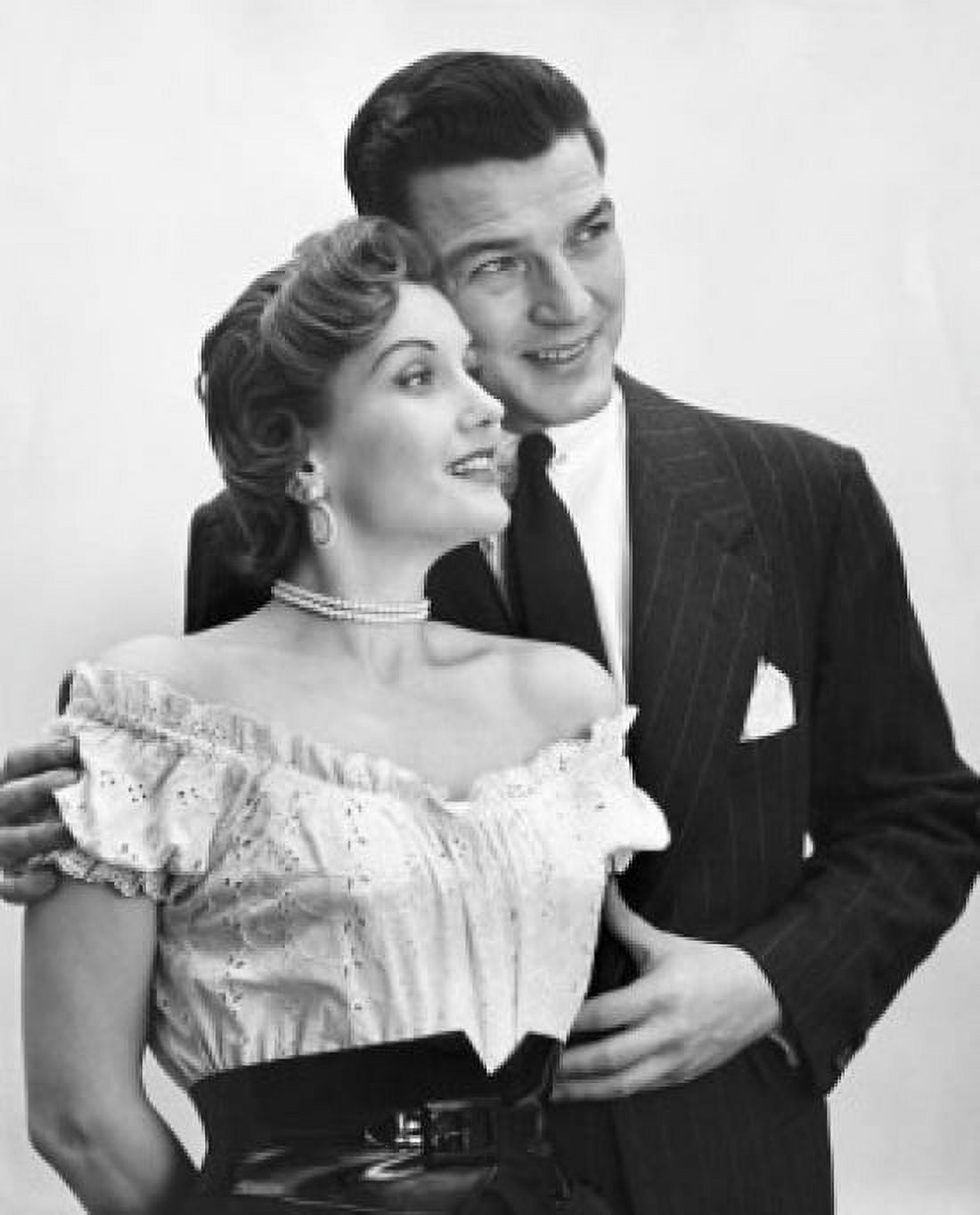 Close-up of a young couple smiling Canvas Art - (18 x 24)