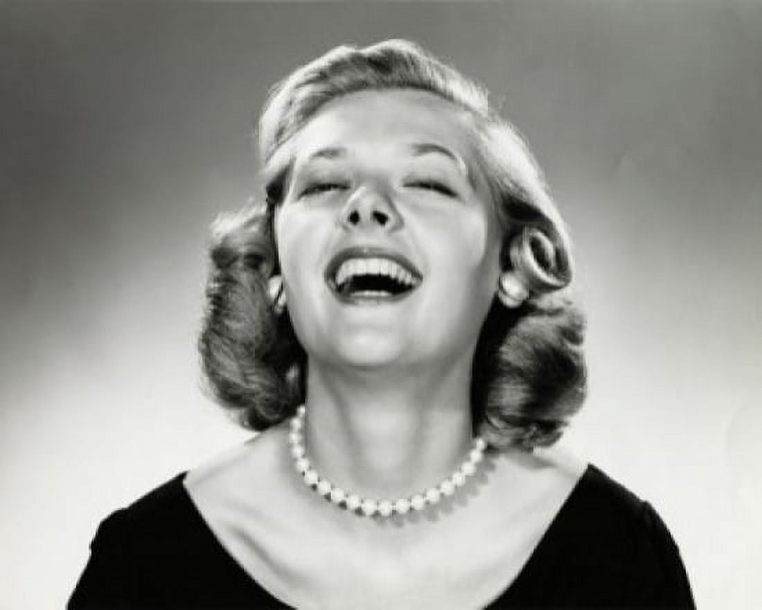 Close-up of a young woman laughing Canvas Art - (24 x 36)