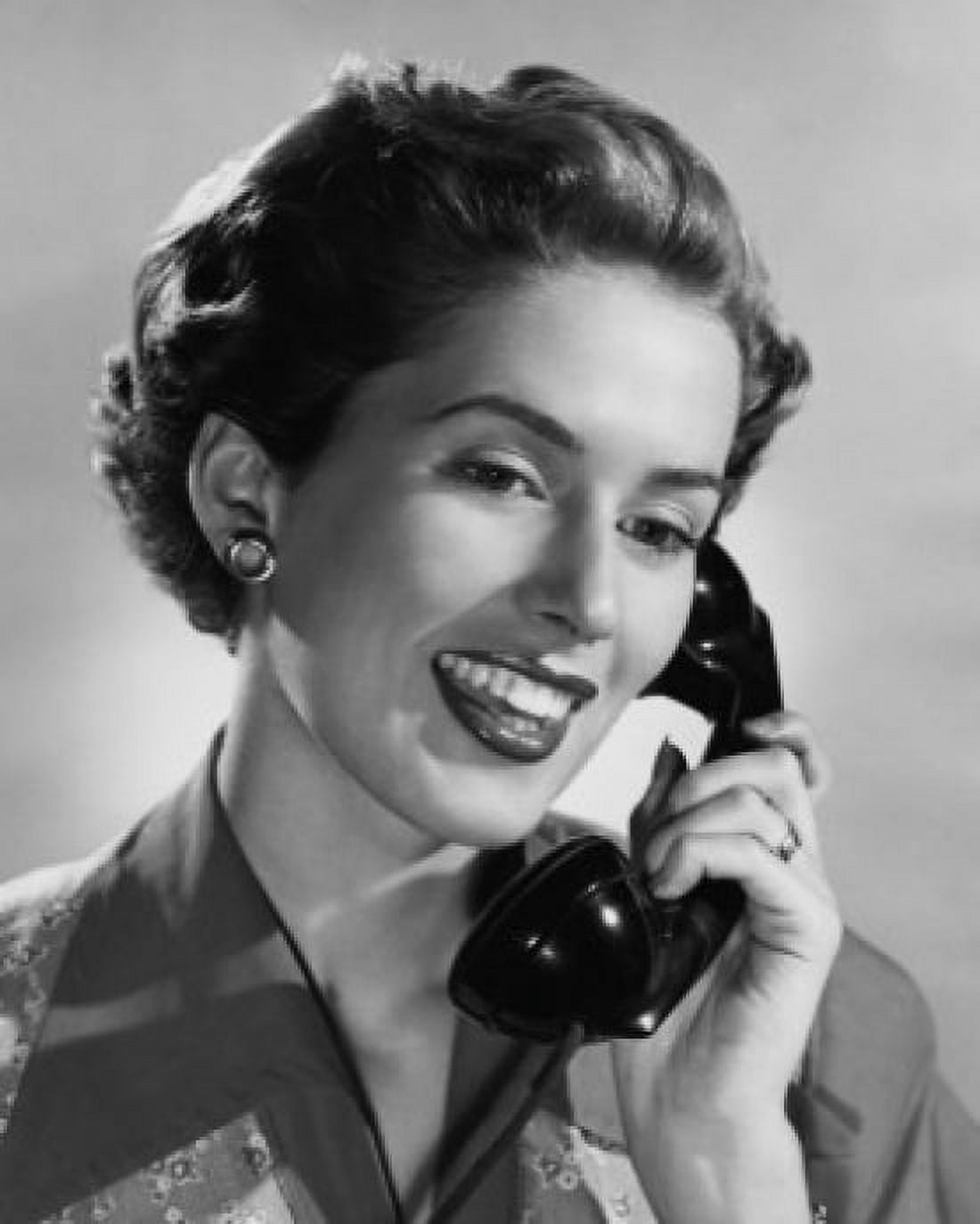Close-up of a young woman talking on the telephone Canvas Art - (18 x 24)