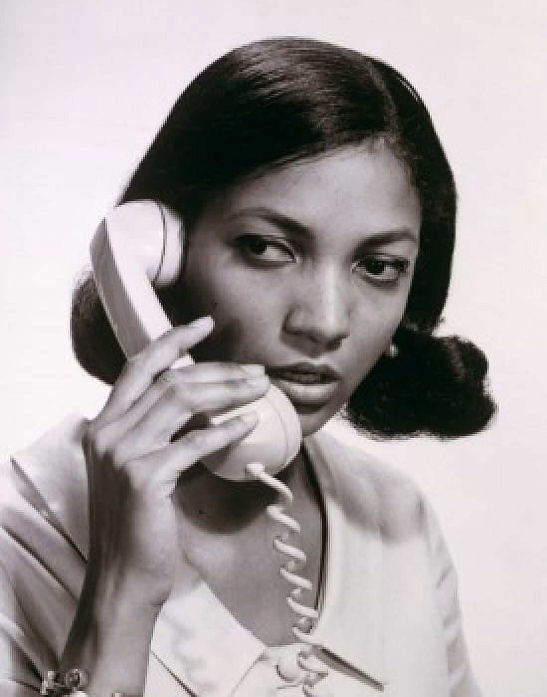 Close-up of a young woman talking on the telephone Canvas Art - (24 x 36)
