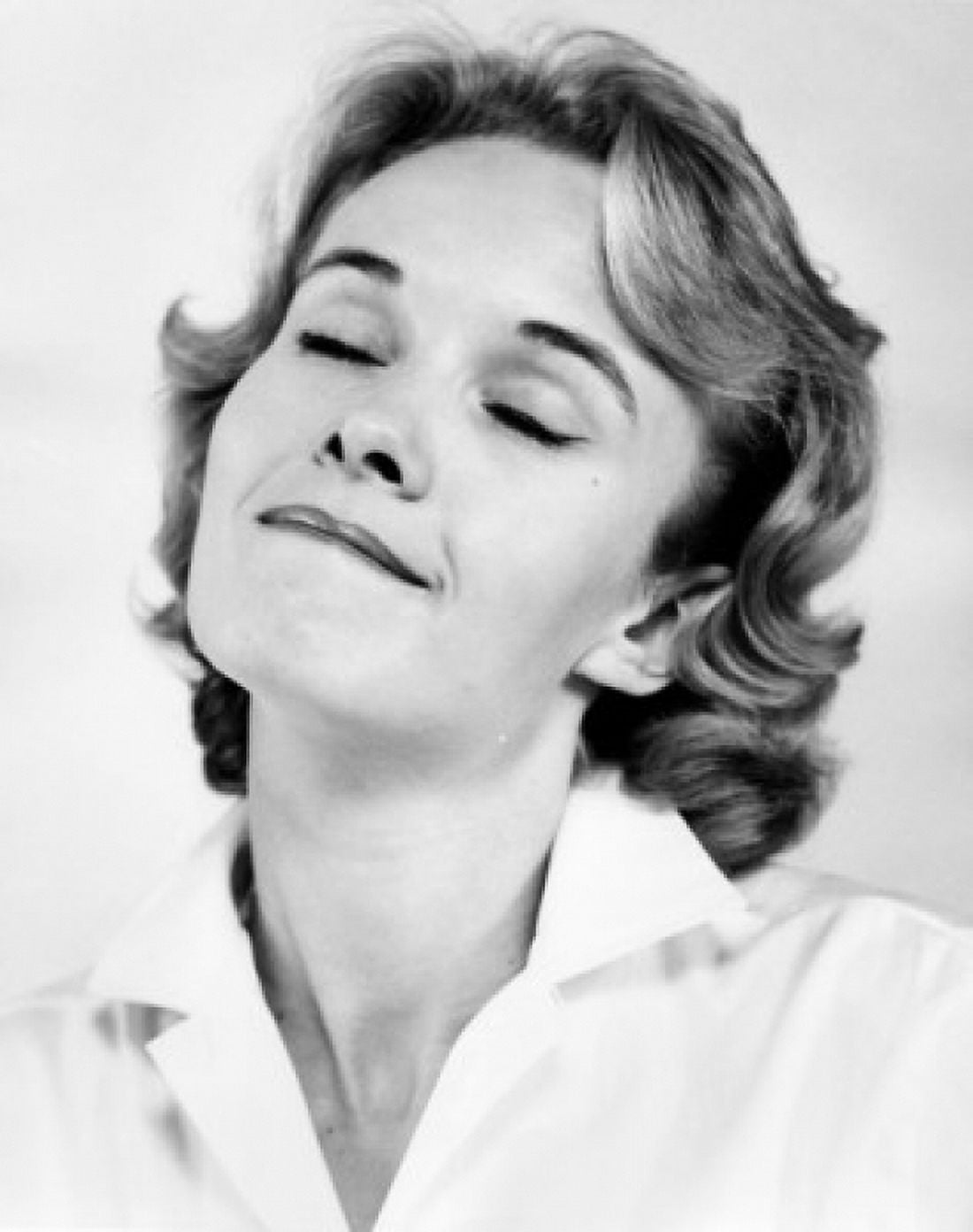 Close-up of a young woman with her eyes closed Canvas Art - (18 x 24)