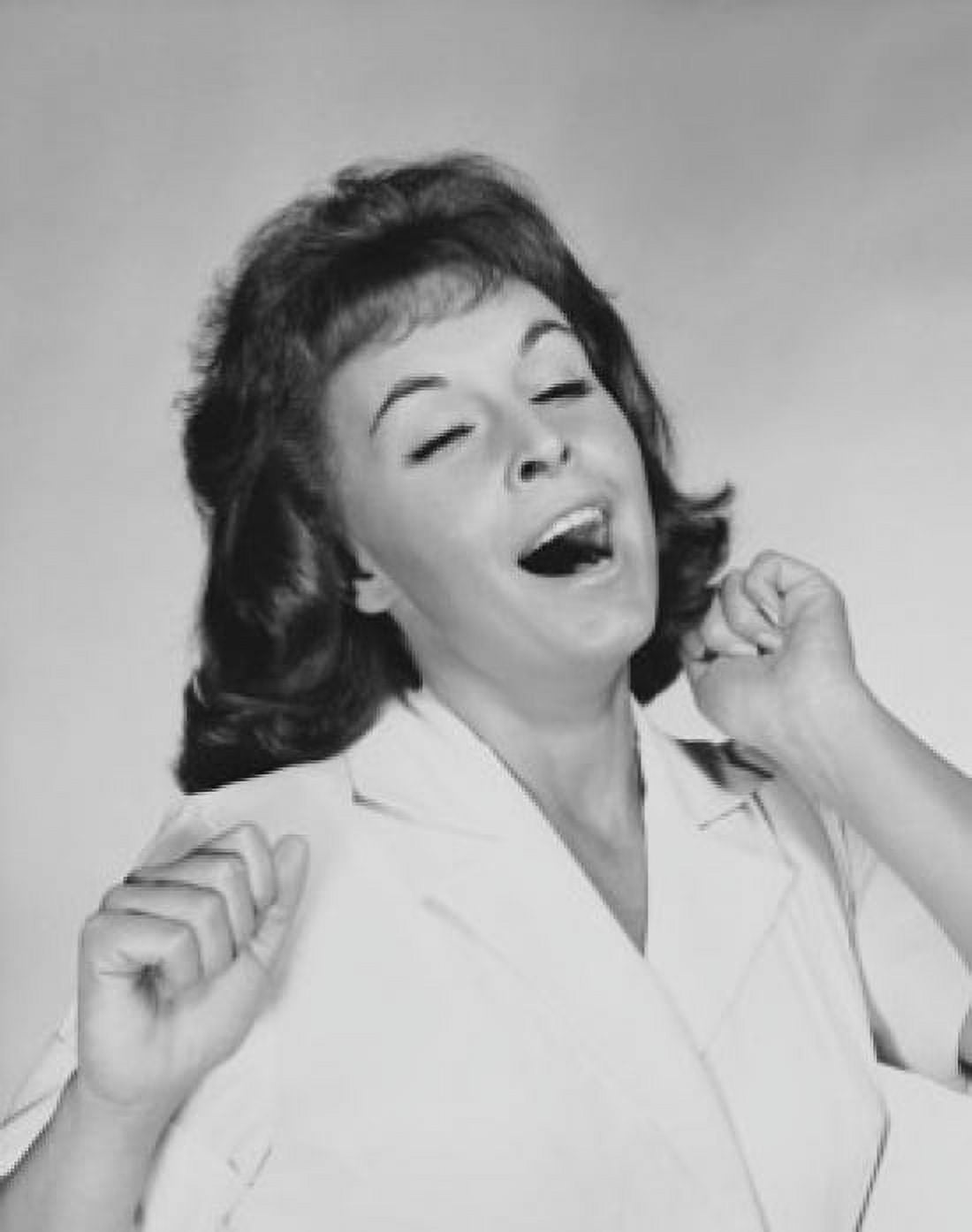 Close-up of a young woman yawning Canvas Art - (24 x 36)