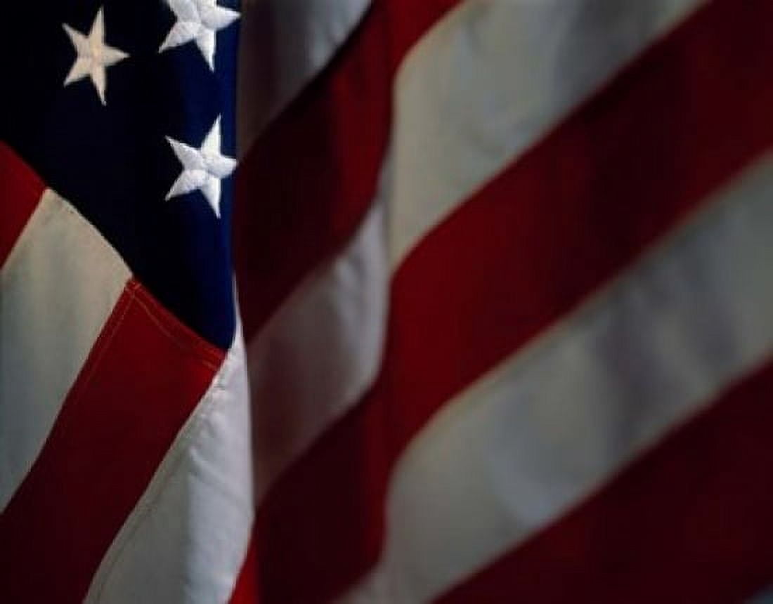 Close-up of an American fFlag Canvas Art - Panoramic Images (16 x 12)