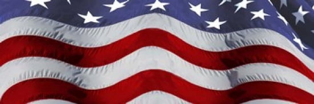 Close-up of an American flag Canvas Art - Panoramic Images (18 x 6)