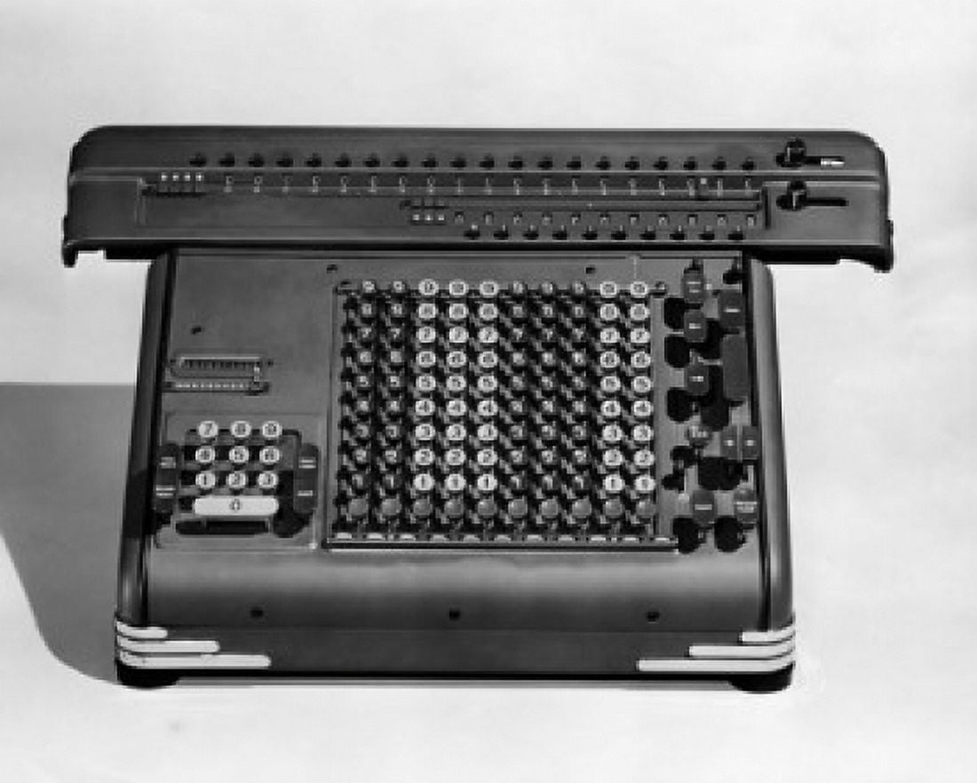 Close-up of an adding machine Canvas Art - (18 x 24)