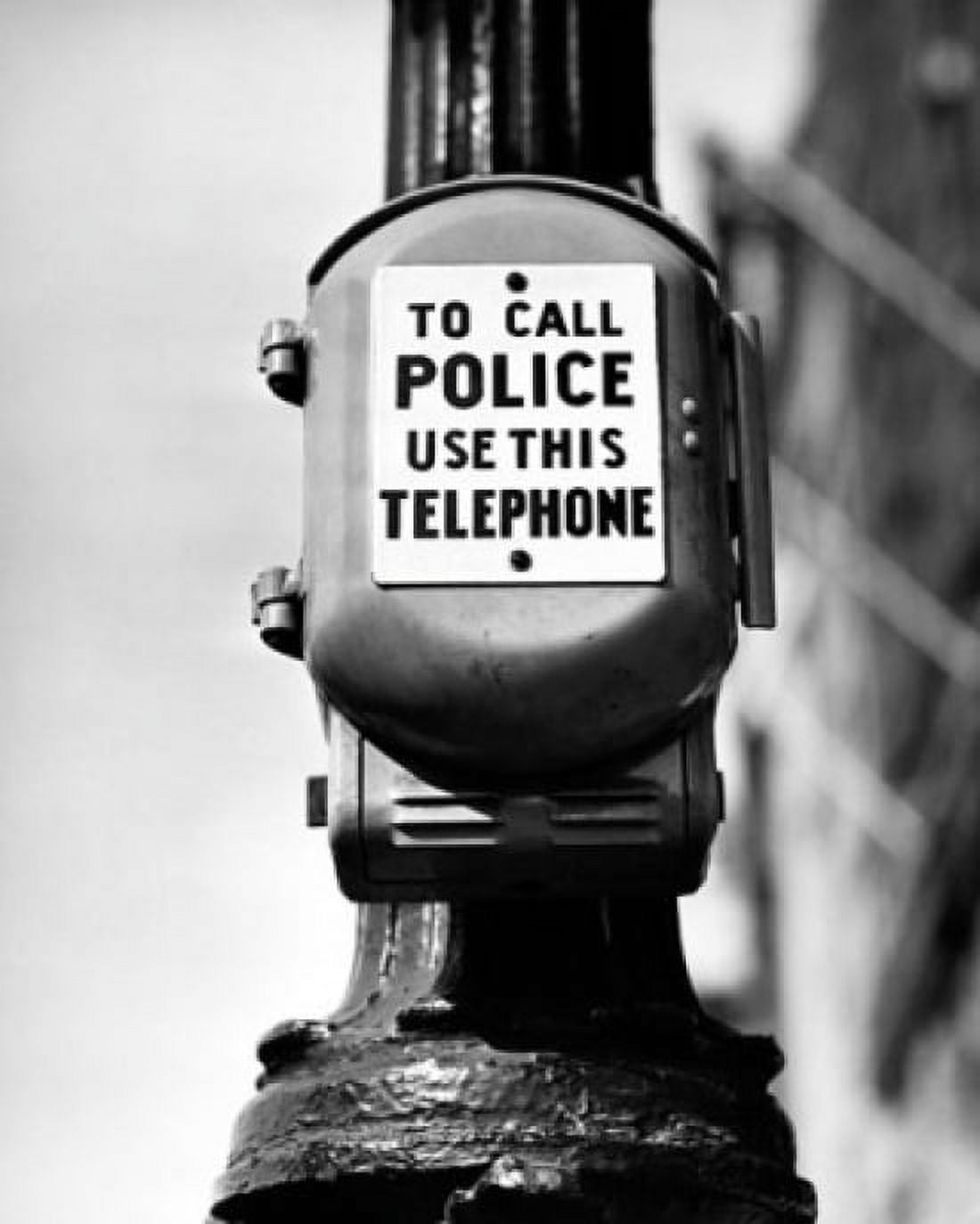 Close-up of an emergency telephone Canvas Art - (24 x 36)
