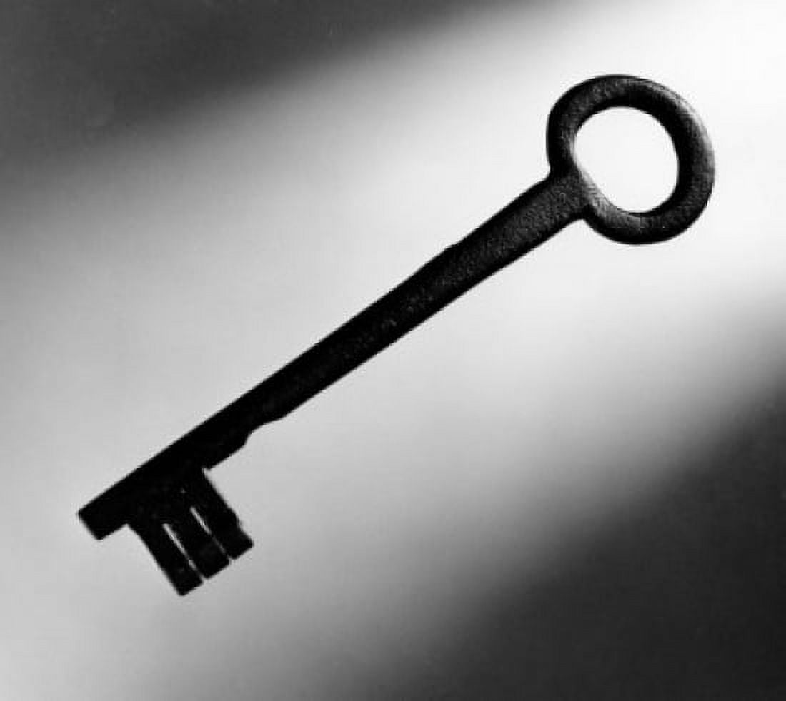 Close-up of an old key Canvas Art - (24 x 36)