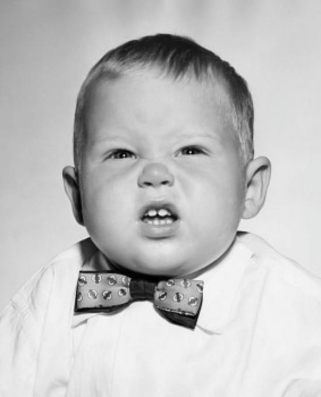 Close-up of baby boy making face Canvas Art - (18 x 24)