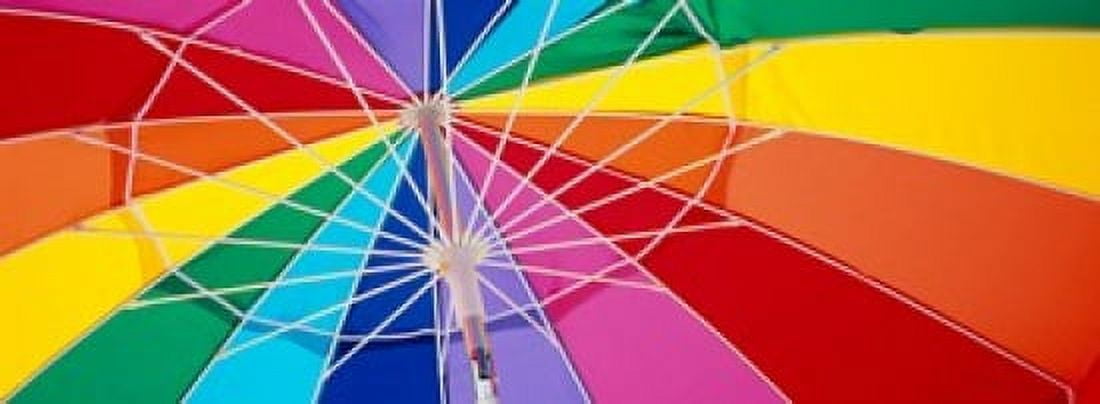 Close-up of beach umbrella Fort Desoto Park Tierra Verde Florida Canvas Art - Panoramic Images (36 x 13)