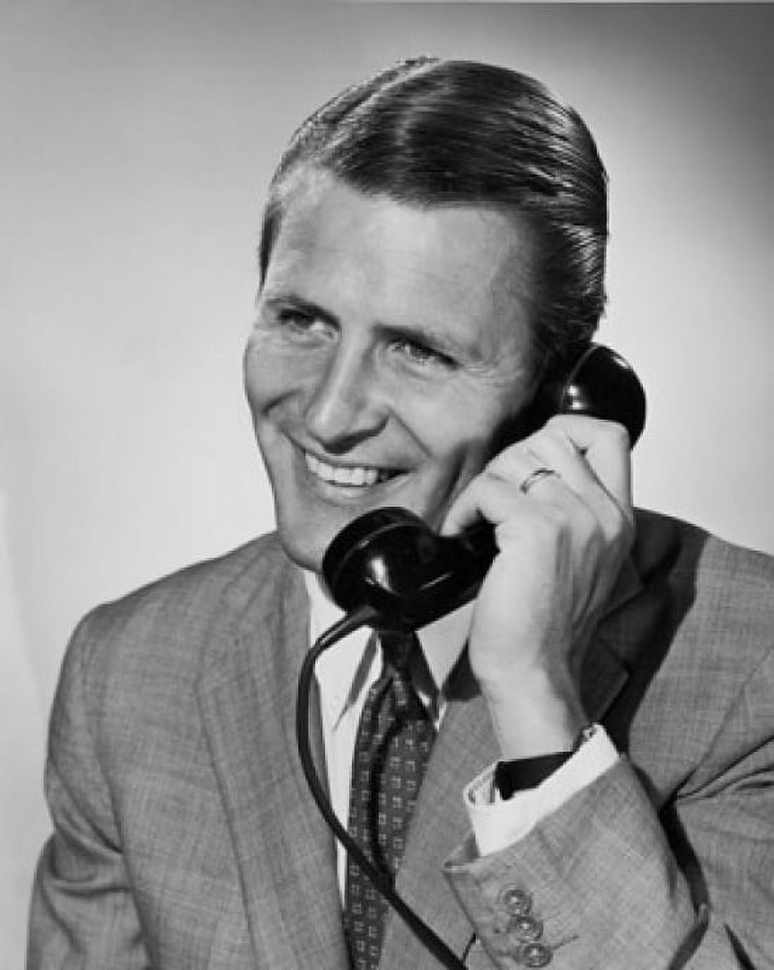 Close-up of businessman talking on the telephone Canvas Art - (18 x 24)