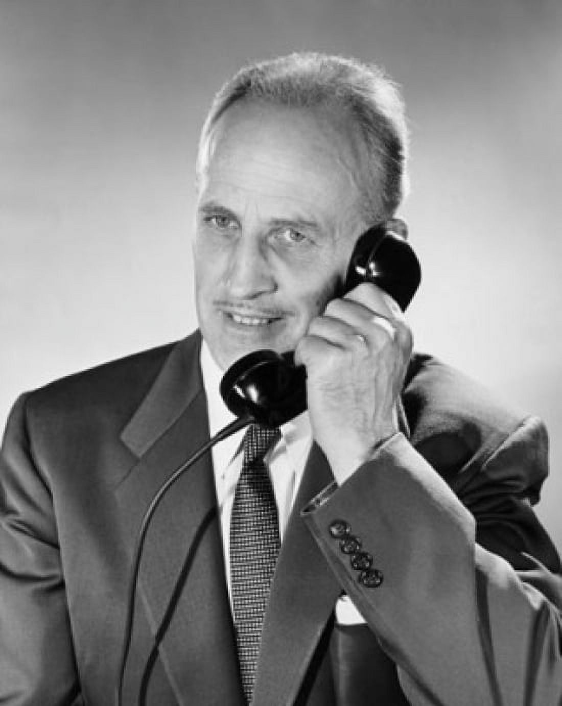 Close-up of businessman talking on the telephone Canvas Art - (24 x 36)