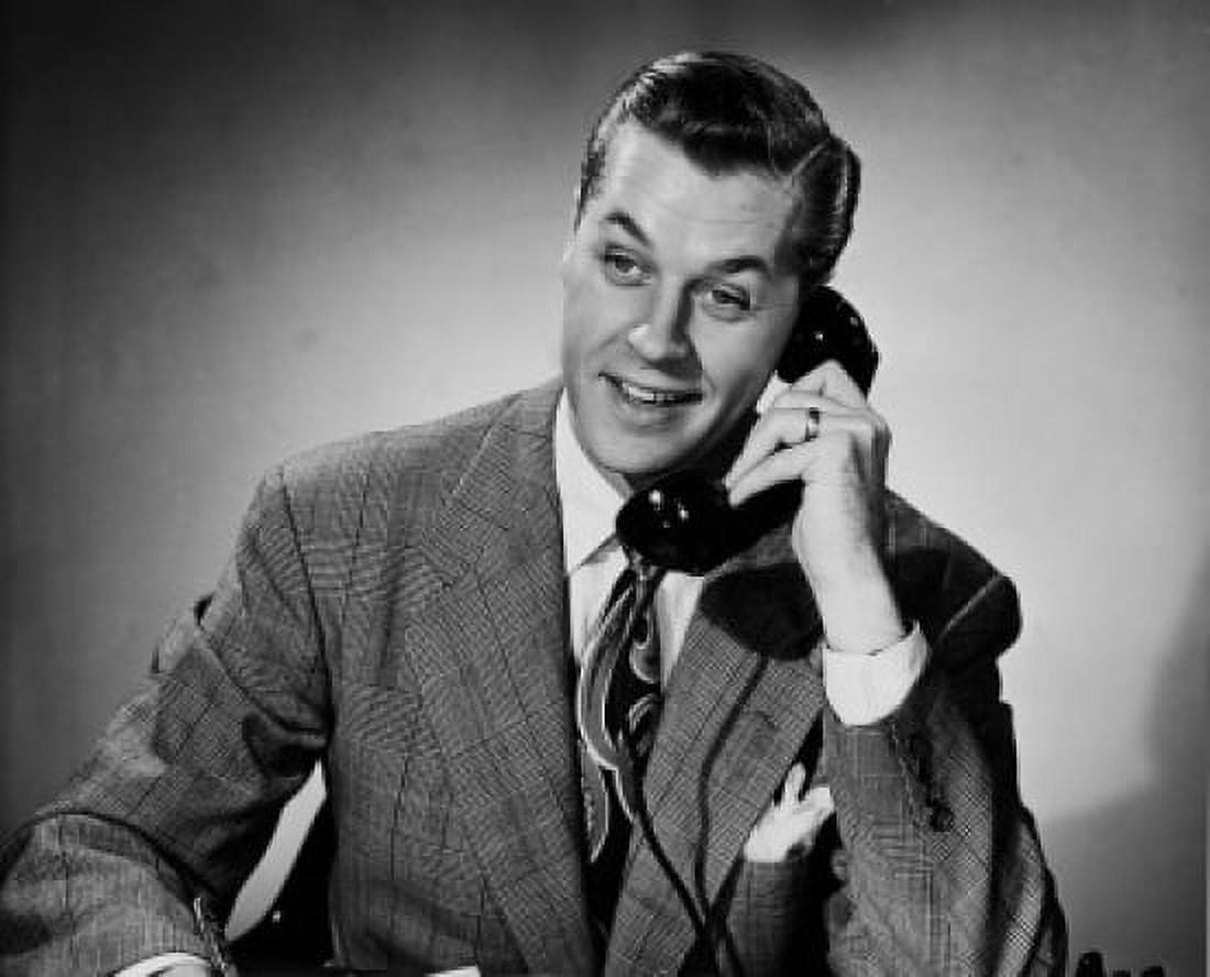 Close-up of businessman talking on the telephone Canvas Art - (24 x 36)
