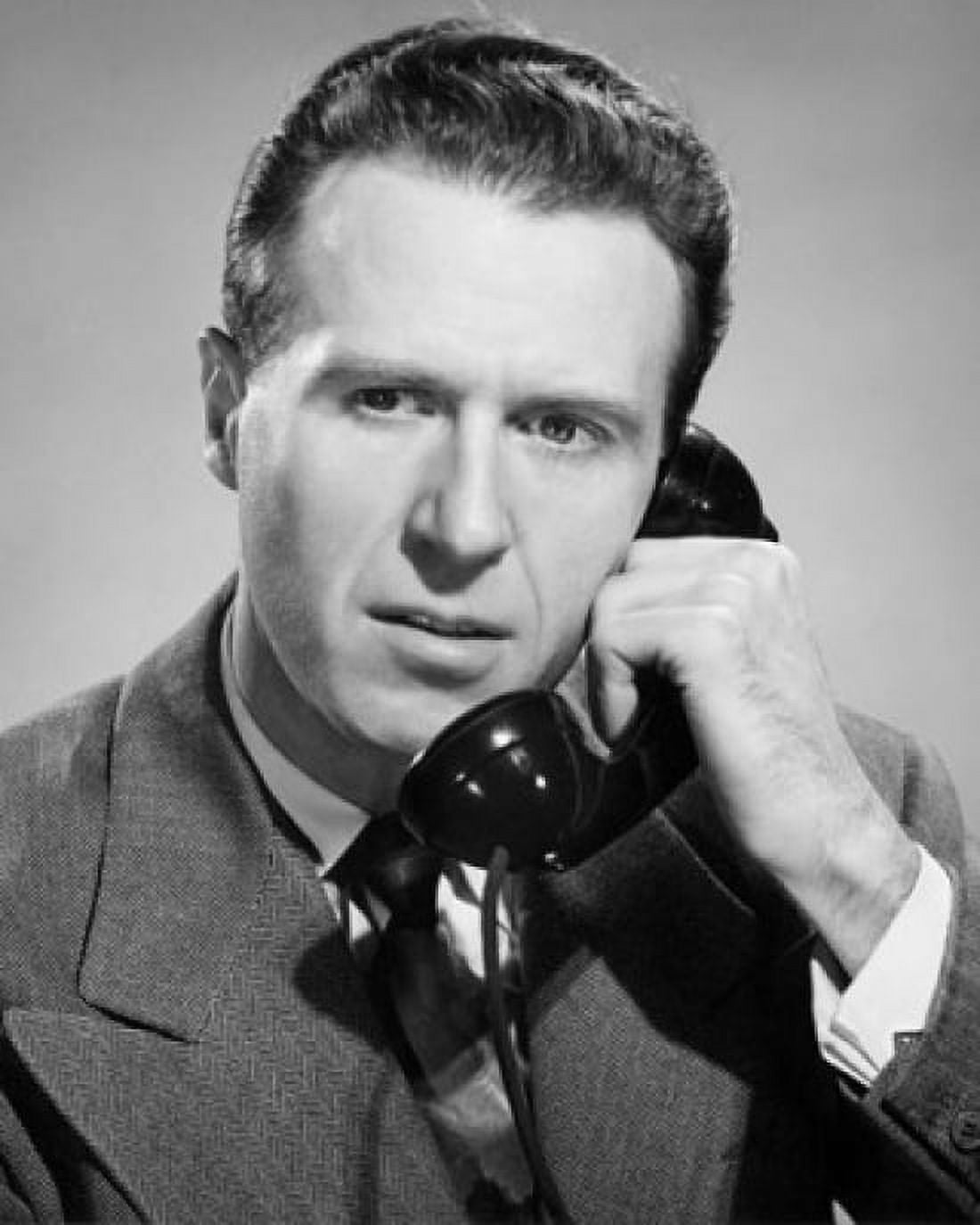 Close-up of businessman using telephone Canvas Art - (24 x 36)