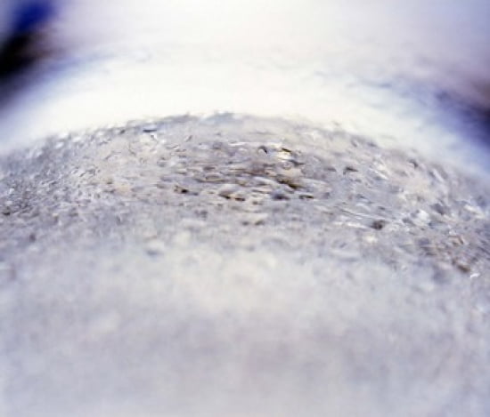Close up of churning lavender water Canvas Art - Panoramic Images (24 x 21)