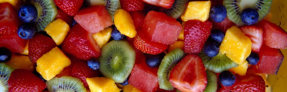 Close-up of fruit salad Canvas Art - Panoramic Images (6 x 18)