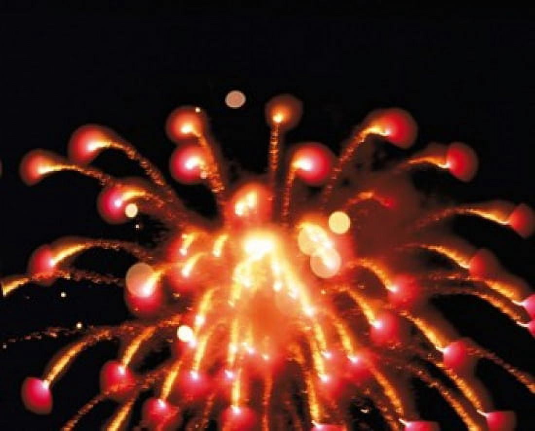 Close up of ignited fireworks Canvas Art - Panoramic Images (24 x 20)